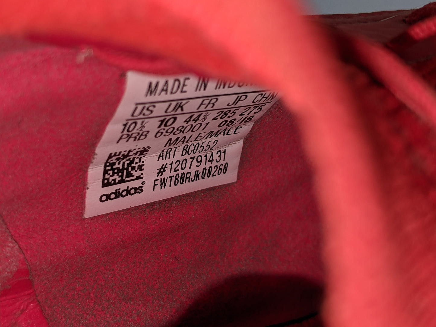 adidas Predator 19.1 FG/AG Initiator - Red/Black