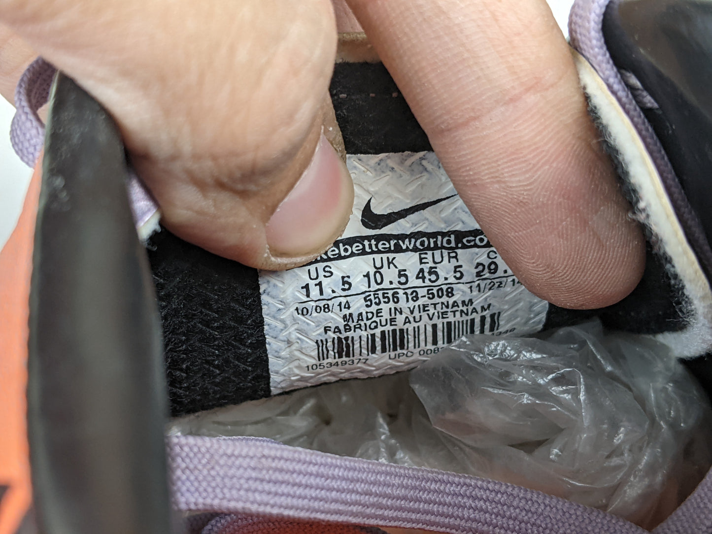 Nike Mercurial Victory IV FG 'Purple/Orange