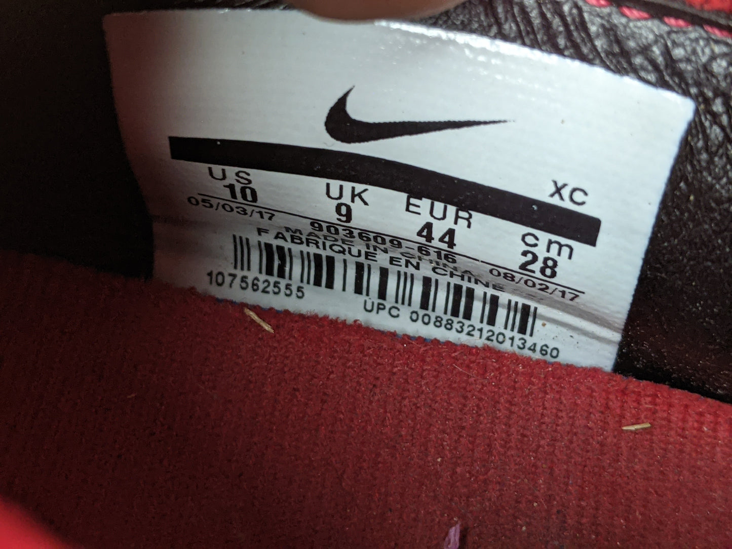 Nike Mercurial Victory VI DF FG Fire - University Red/Black