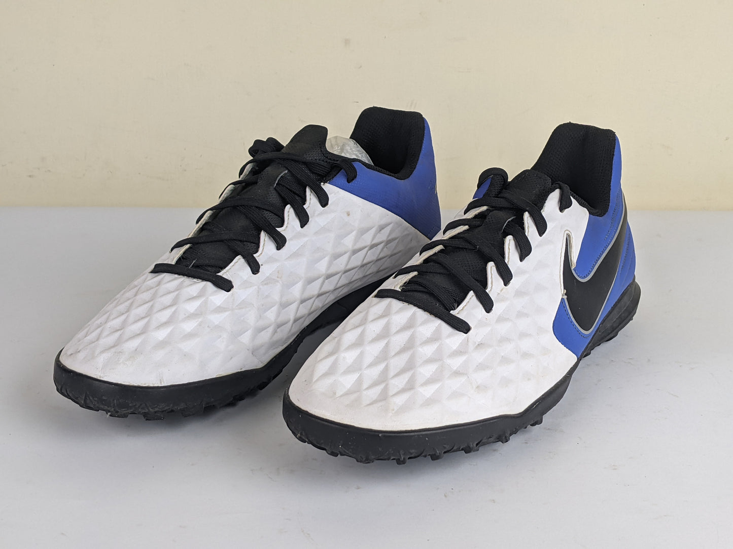 Nike Tiempo Legend 8 Club TF Daybreak - White/Black/Hyper Royal/Metallic Silver