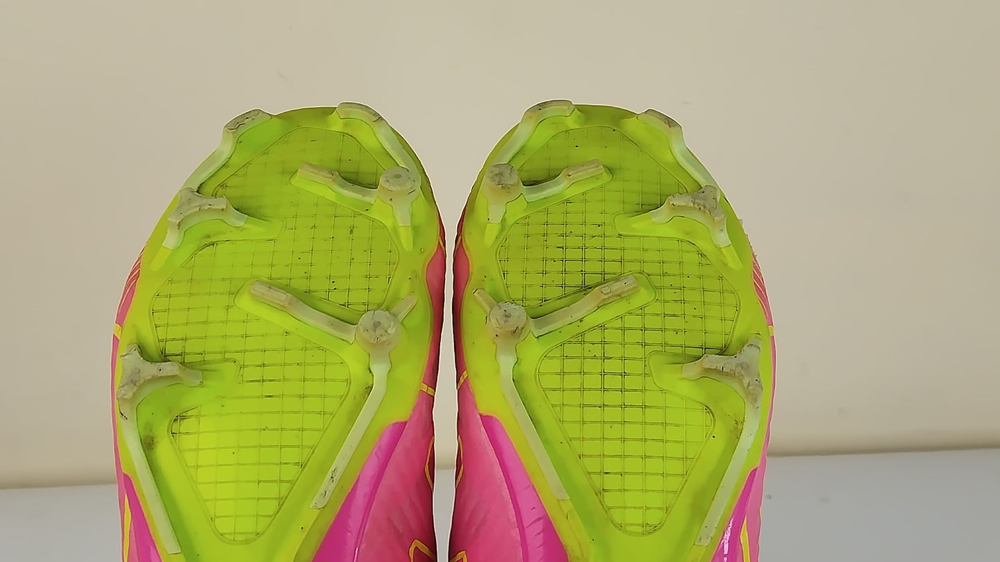 Nike Air Zoom Mercurial Vapor 15 Academy MG Luminous - Pink Blast/Volt/Gridiron