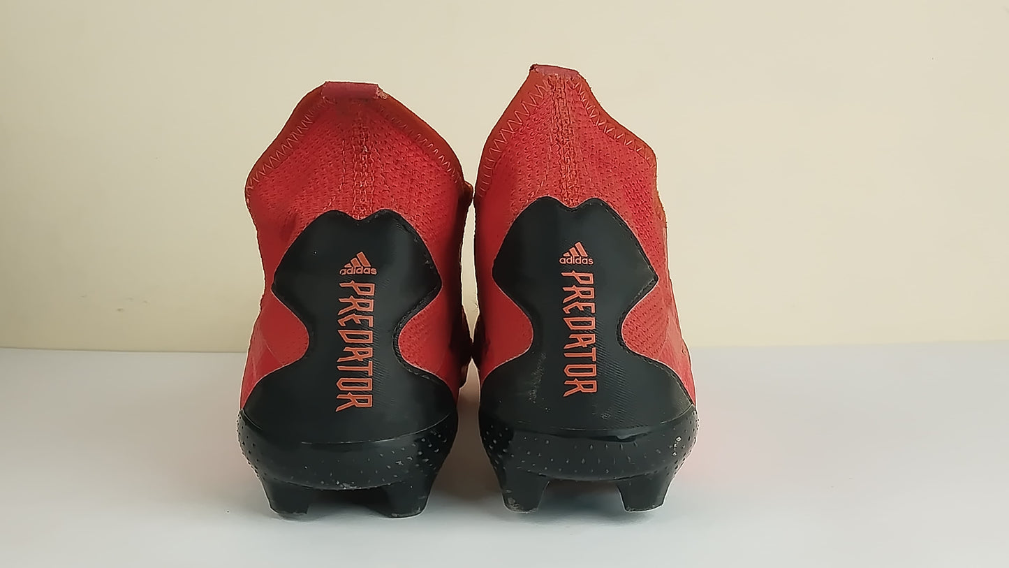 adidas Predator Freak .3 Laceless FG Meteorite - Red/Core Black/Solar Red