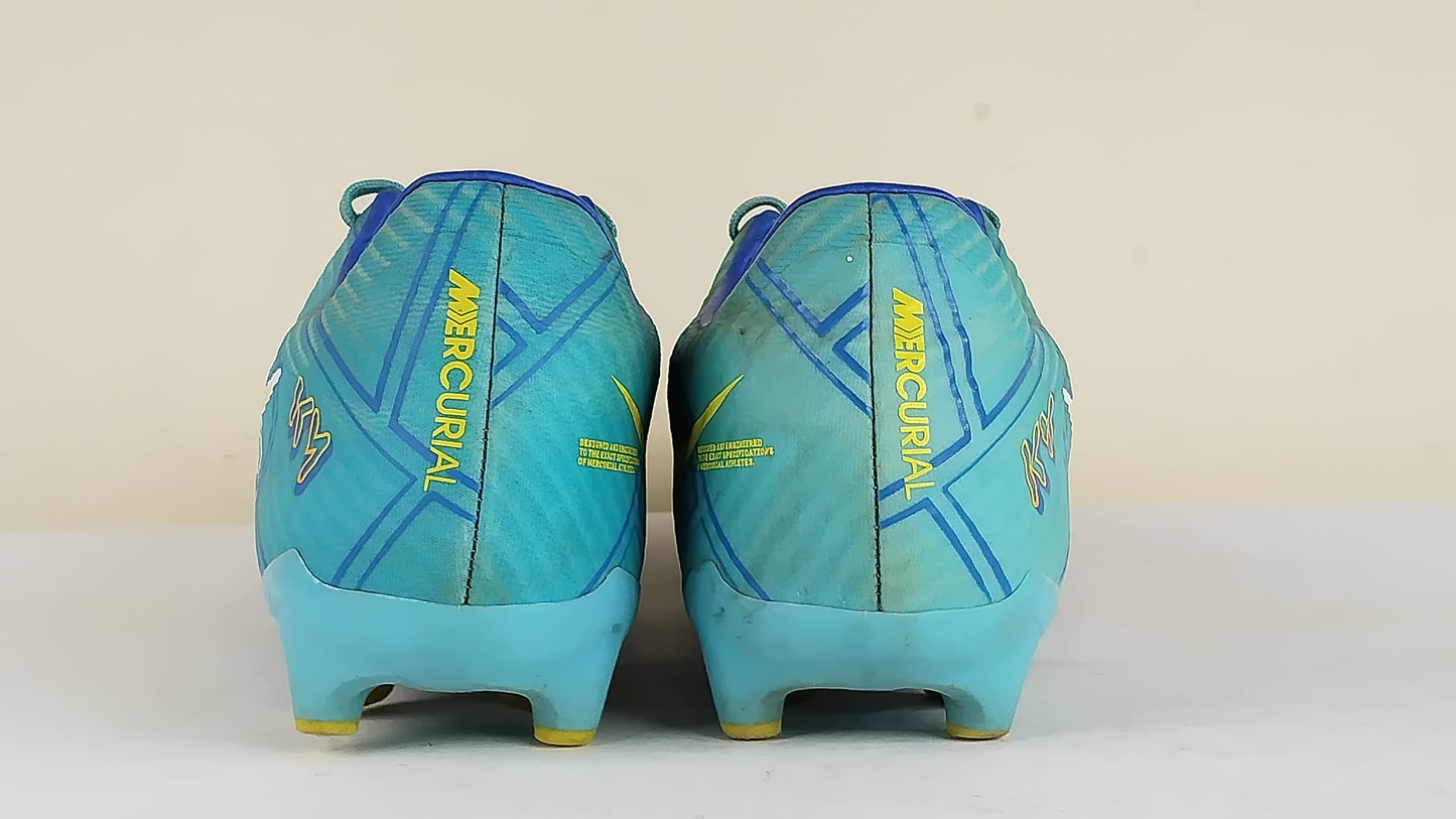 Nike Air Zoom Mercurial Vapor 15 Academy MG Mbappé Personal Edition - Baltic Blue/White