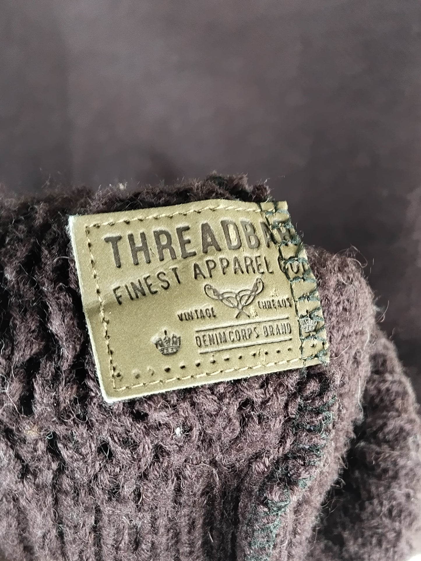 Threadbare Jumper Sweater 'Burgundy'