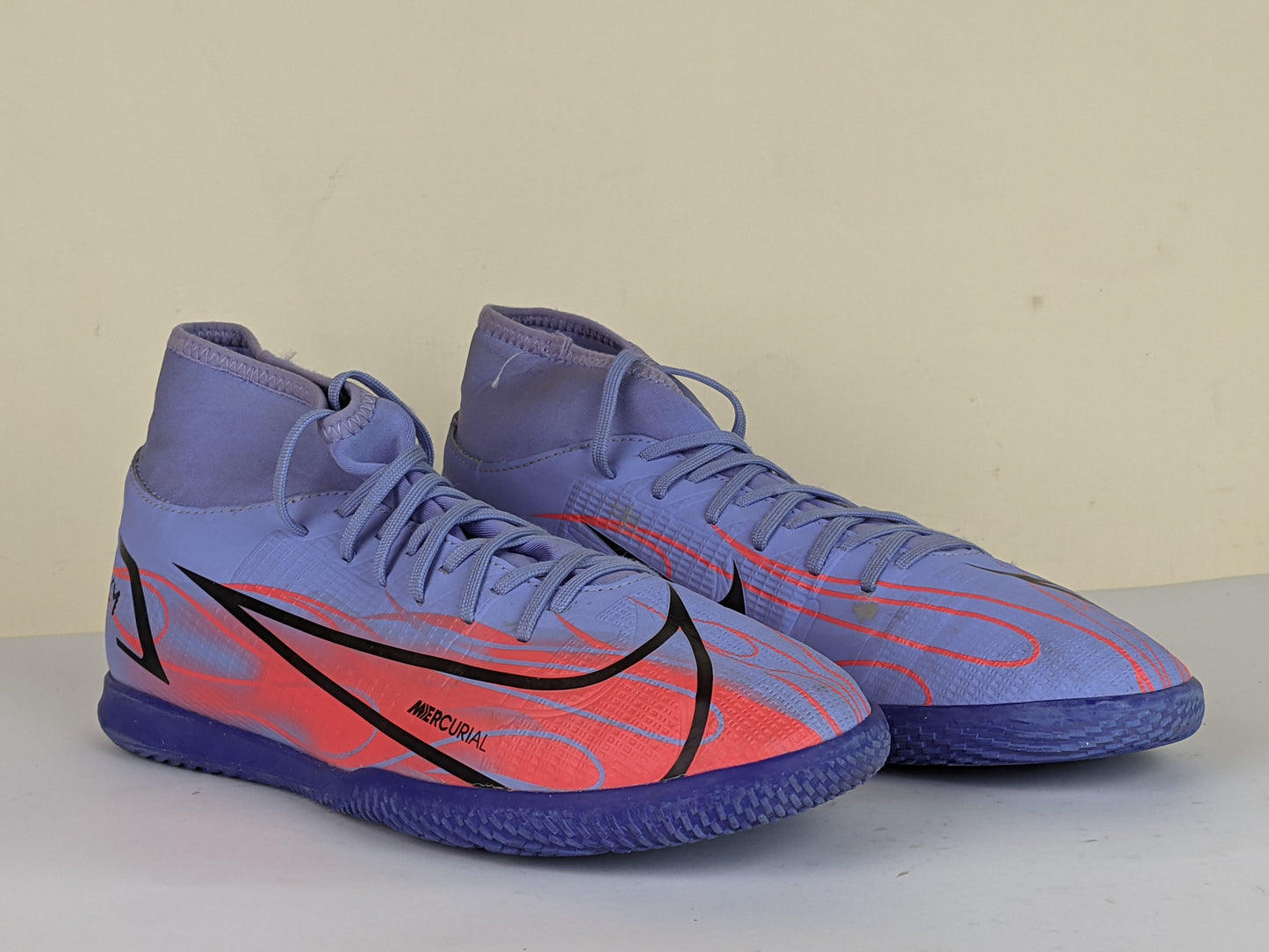 Nike Mercurial Superfly 8 Club IC KM Flames - Light Thistle/Metallic Silver