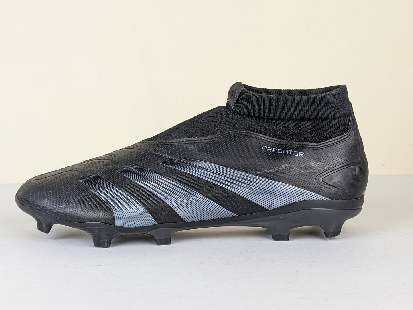 adidas Predator League Laceless FG Nightstrike - Core Black/Carbon