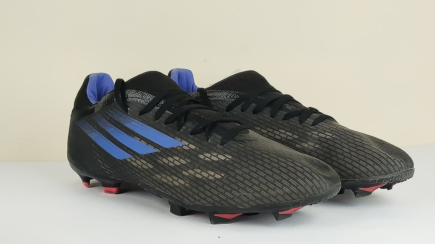 adidas X Speedflow .3 FG Edge of Darkness - Core Black/Sonic Ink/Solar Yellow