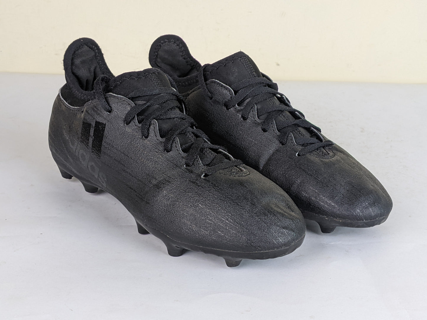 adidas X 16.3 FG/AG Core Black/Dark Grey Kids