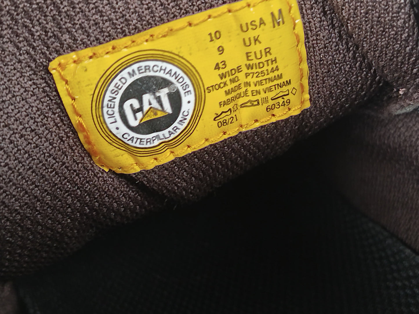 Caterpillar Outrider Low Brown Stone (Brand New)