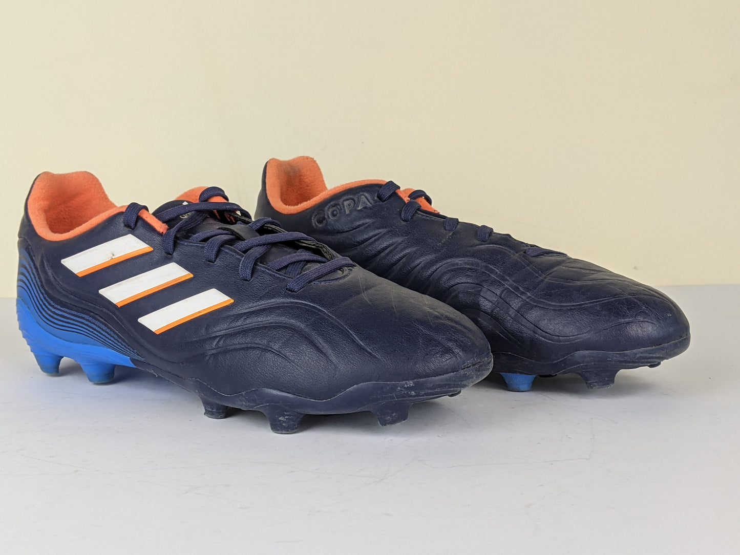 adidas Copa Sense .3 FG Sapphire Edge - navy blue/Footwear White/Blue Rush Kids