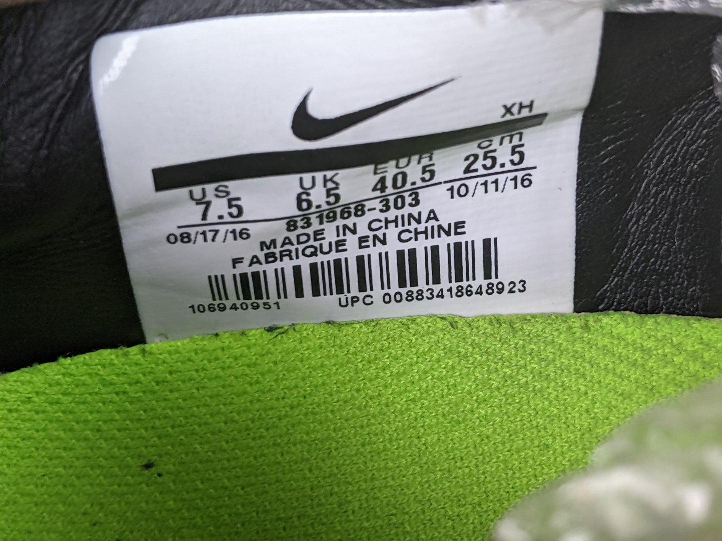 Nike MercurialX Victory VI TF Radiation Flare/Flash Lime/Black/White
