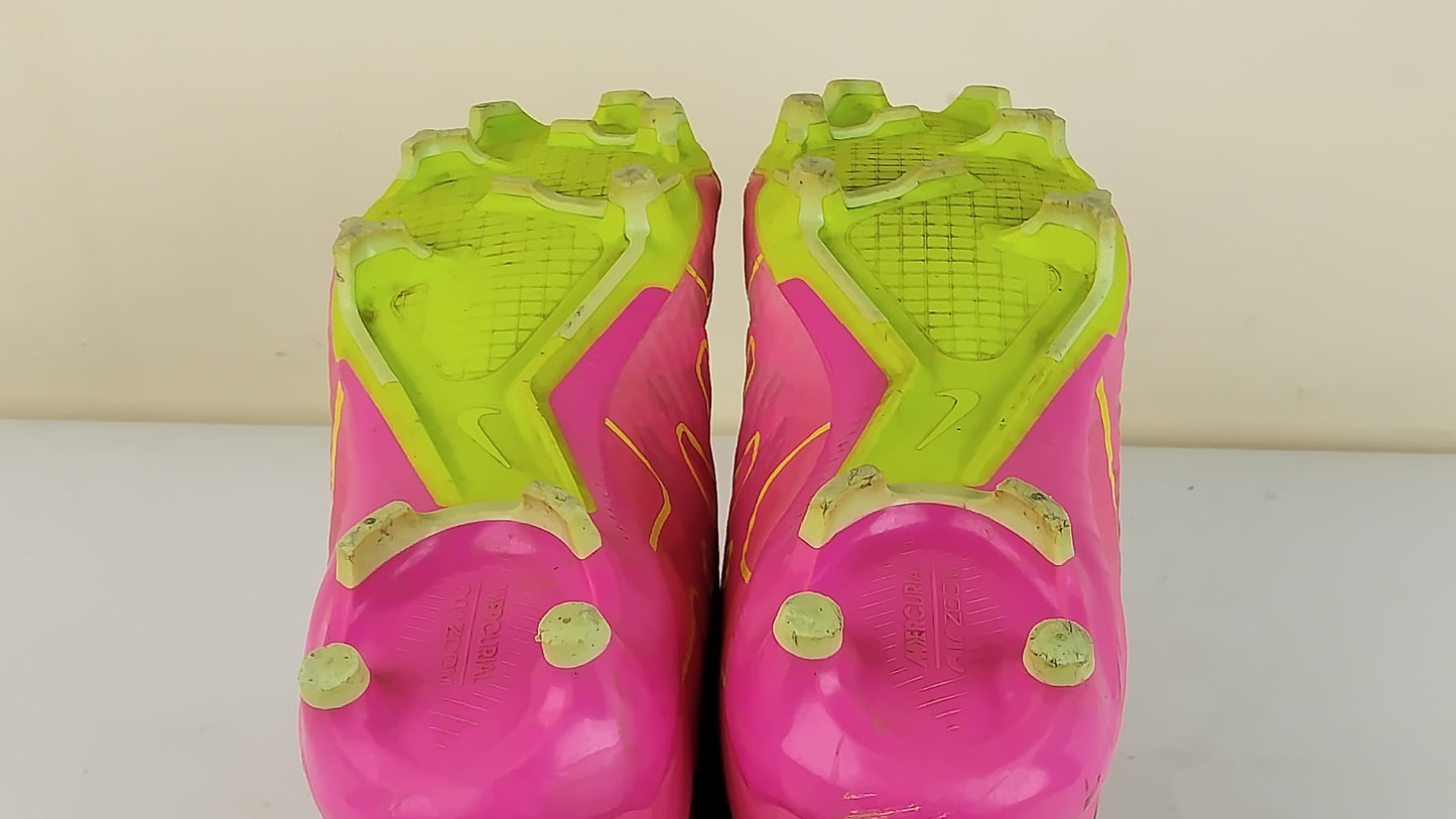 Nike Air Zoom Mercurial Vapor 15 Academy MG Luminous - Pink Blast/Volt/Gridiron