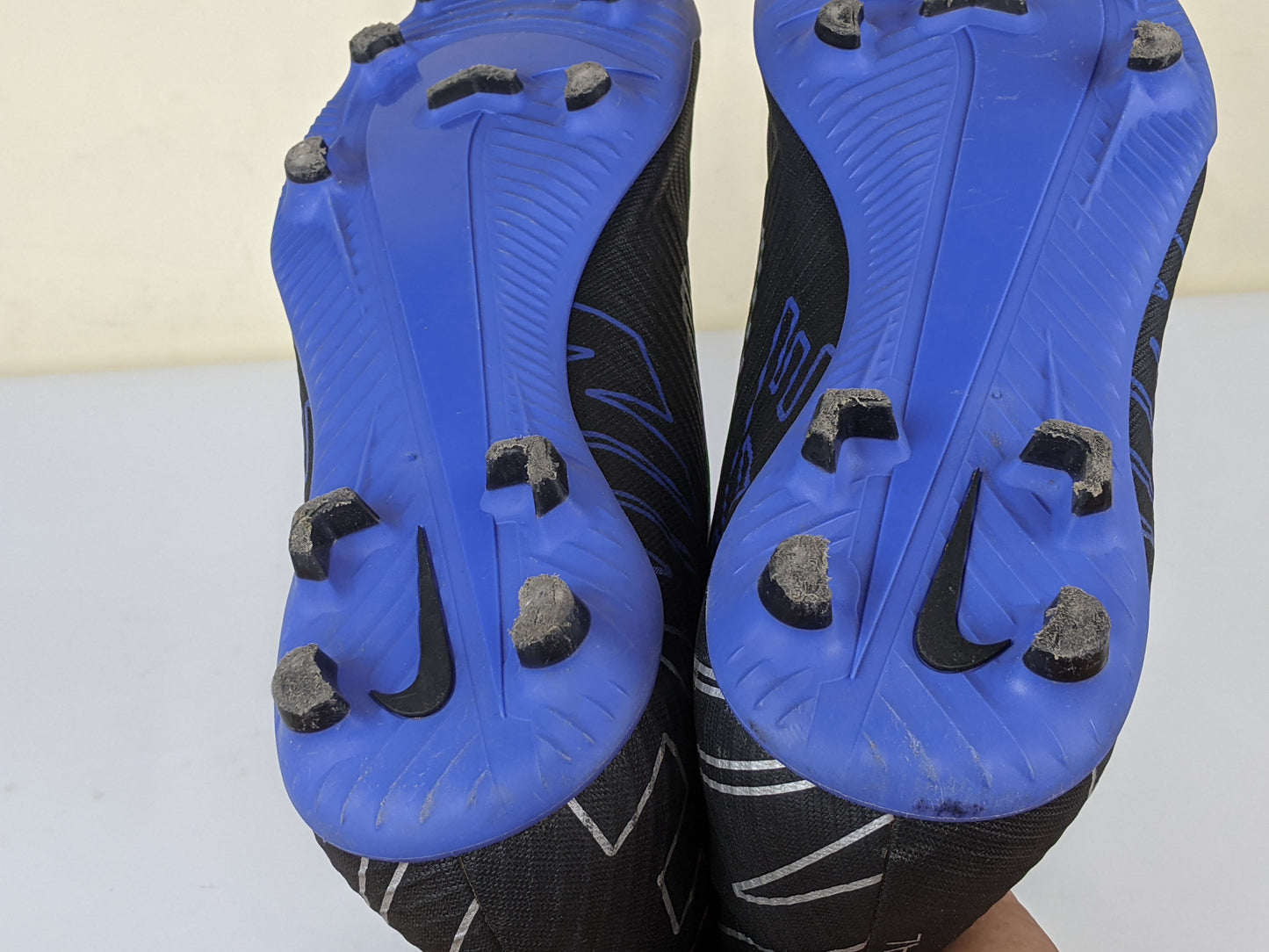 Nike Mercurial Vapor 15 Club MG Shadow - Black/Chrome/Hyper Royal