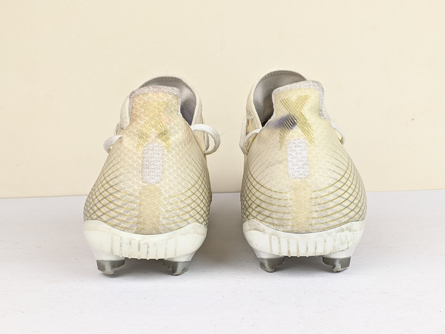 adidas X Ghosted .3 FG/AG Inflight - Footwear White/Metallic Gold/Silver Metallic