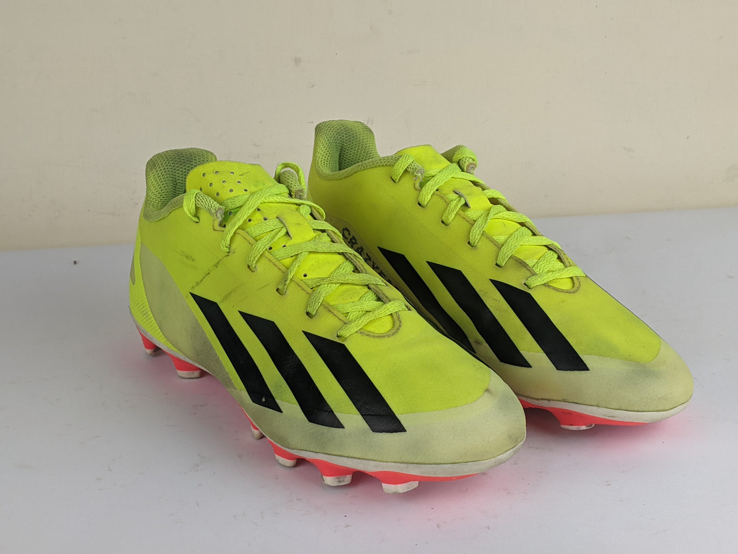 adidas X Crazyfast Club FxG Solar Energy - Solar Yellow/Core Black/Footwear White