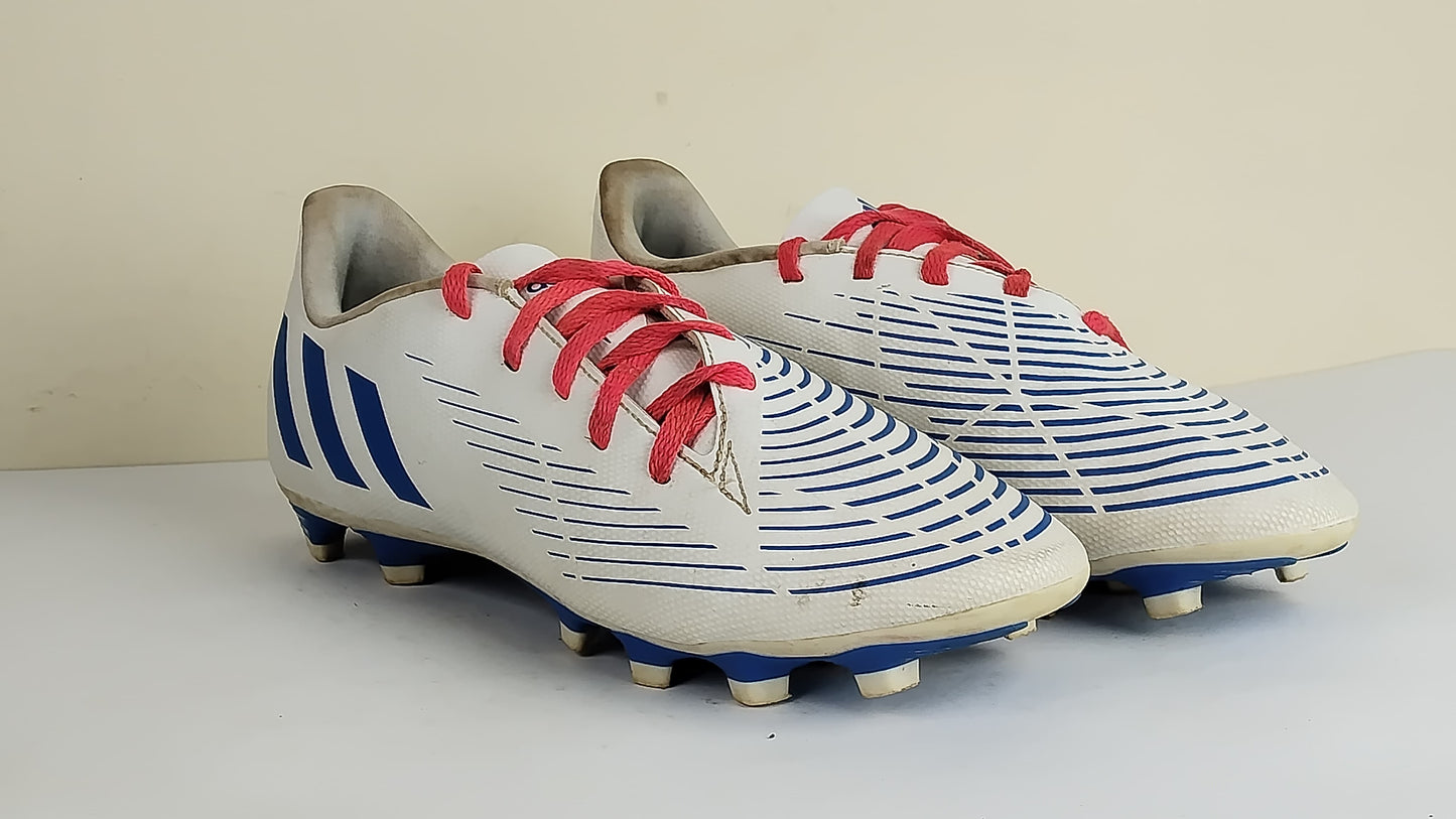 adidas Predator Edge .4 FG Diamond Edge - Footwear White/Hi-Res Blue