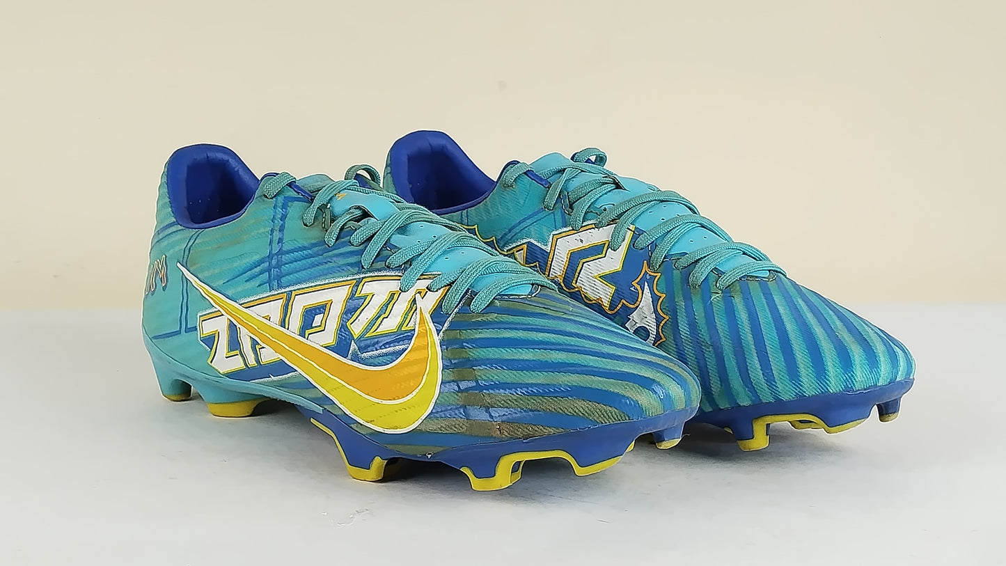 Nike Air Zoom Mercurial Vapor 15 Academy MG Mbappé Personal Edition - Baltic Blue/White