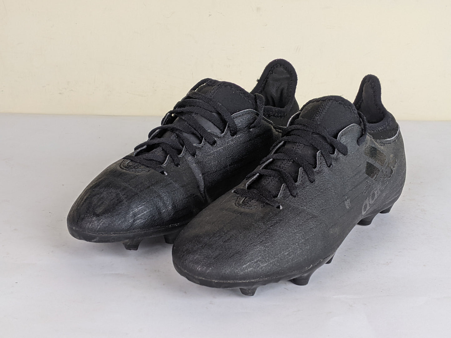 adidas X 16.3 FG/AG Core Black/Dark Grey Kids