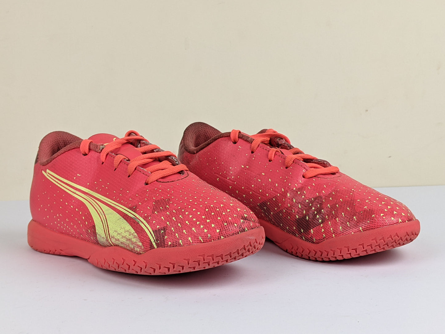 PUMA Ultra Play IT Fearless - Fiery Coral/Fizzy Light/PUMA Black Kids