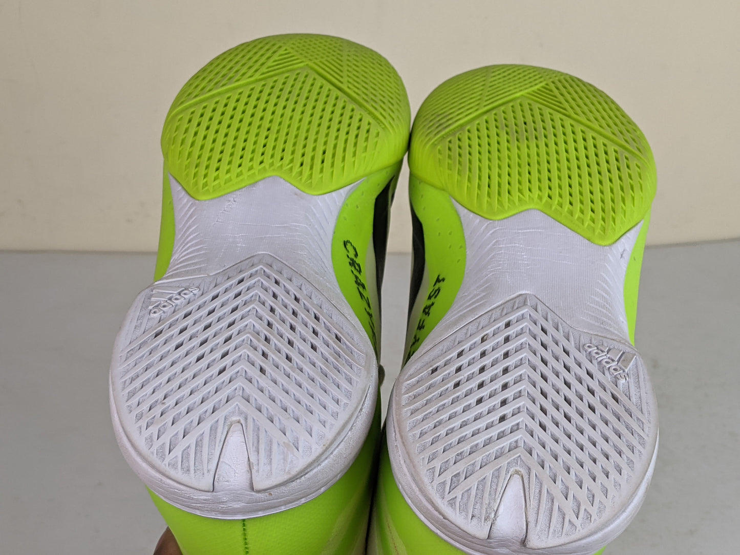adidas X Crazyfast .3 IN Crazyrush - Footwear White/Core Black/Lucid Lemon