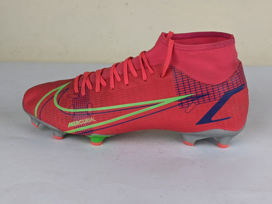 Nike Mercurial Superfly 8 Academy MG Spectrum - Bright Crimson/Metallic Silver