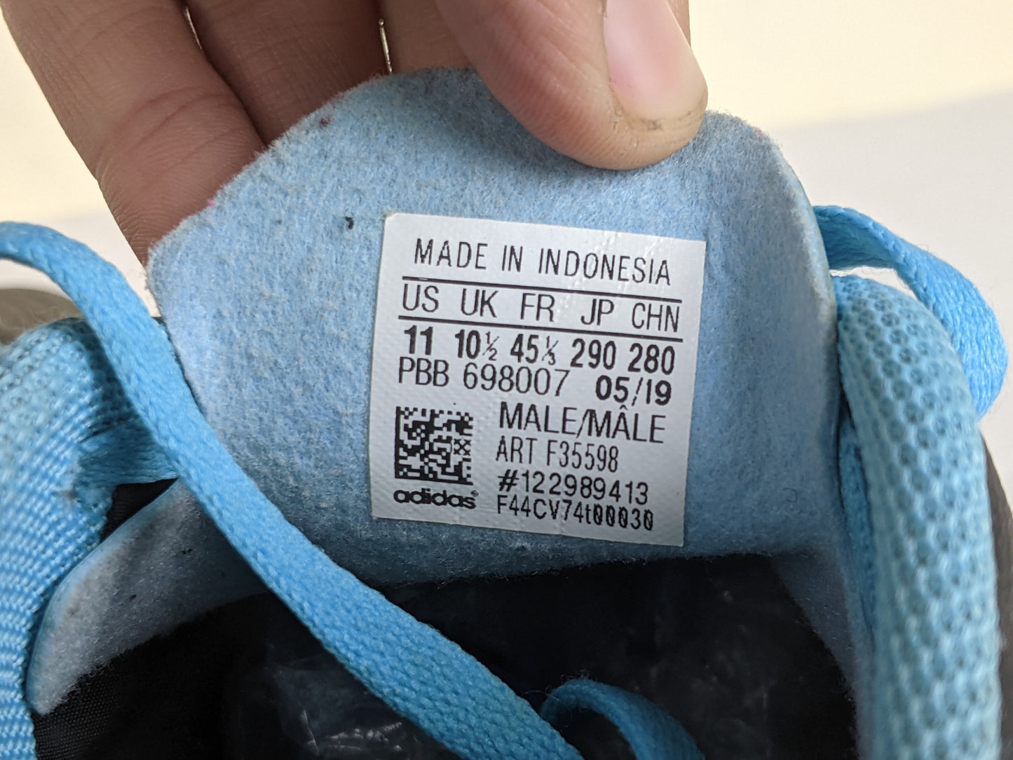 adidas Predator 19.4 FG/AG Hard Wired - Turquoise/Black