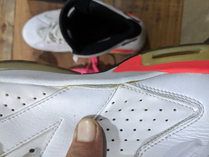 Nike Air Jordan 6 Retro Infrared White (2014) (Slightly Damaged)