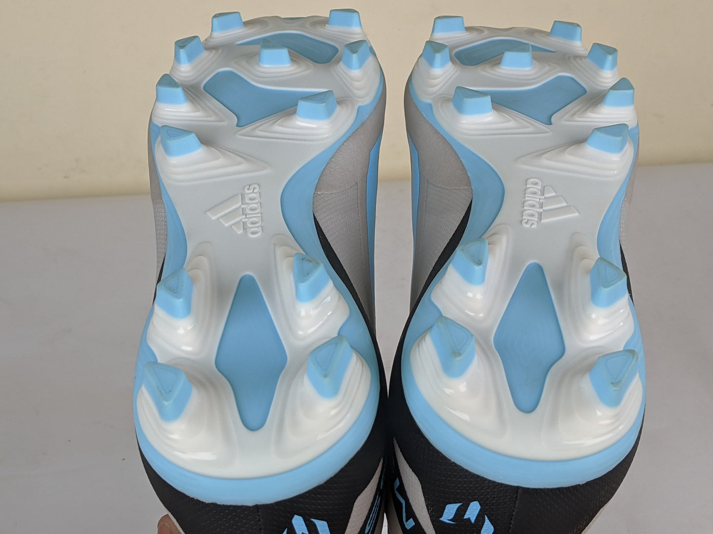 adidas X Crazyfast Messi .4 FxG Infinito - Silver Metallic/Bliss Blue/Core Black (Brand New)