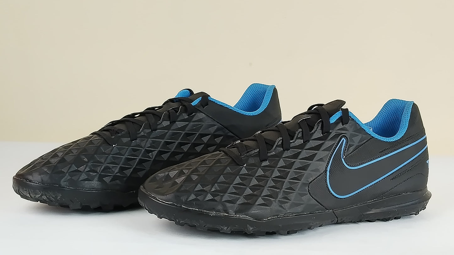 Nike Tiempo Legend 8 Club TF Black x Prism - Black/Lite Photo Blue/Cyber Yellow