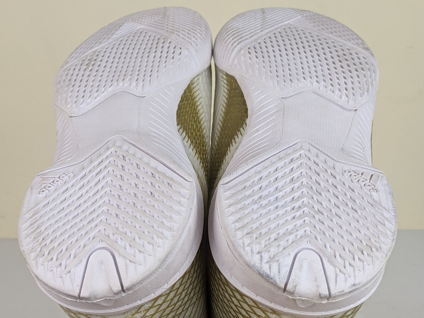 adidas X Ghosted .3 IN Inflight - Footwear White/Metallic Gold Kids