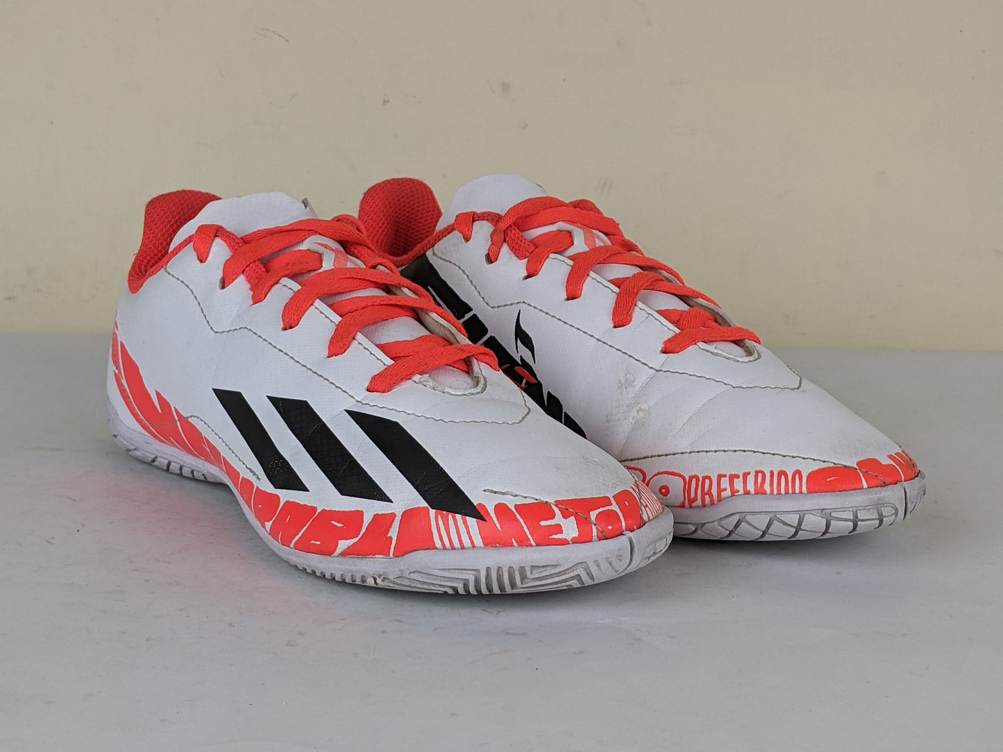adidas X Speedportal Messi .4 IN Balon te Adoro - Footwear White/Core Black/Solar Red Kids