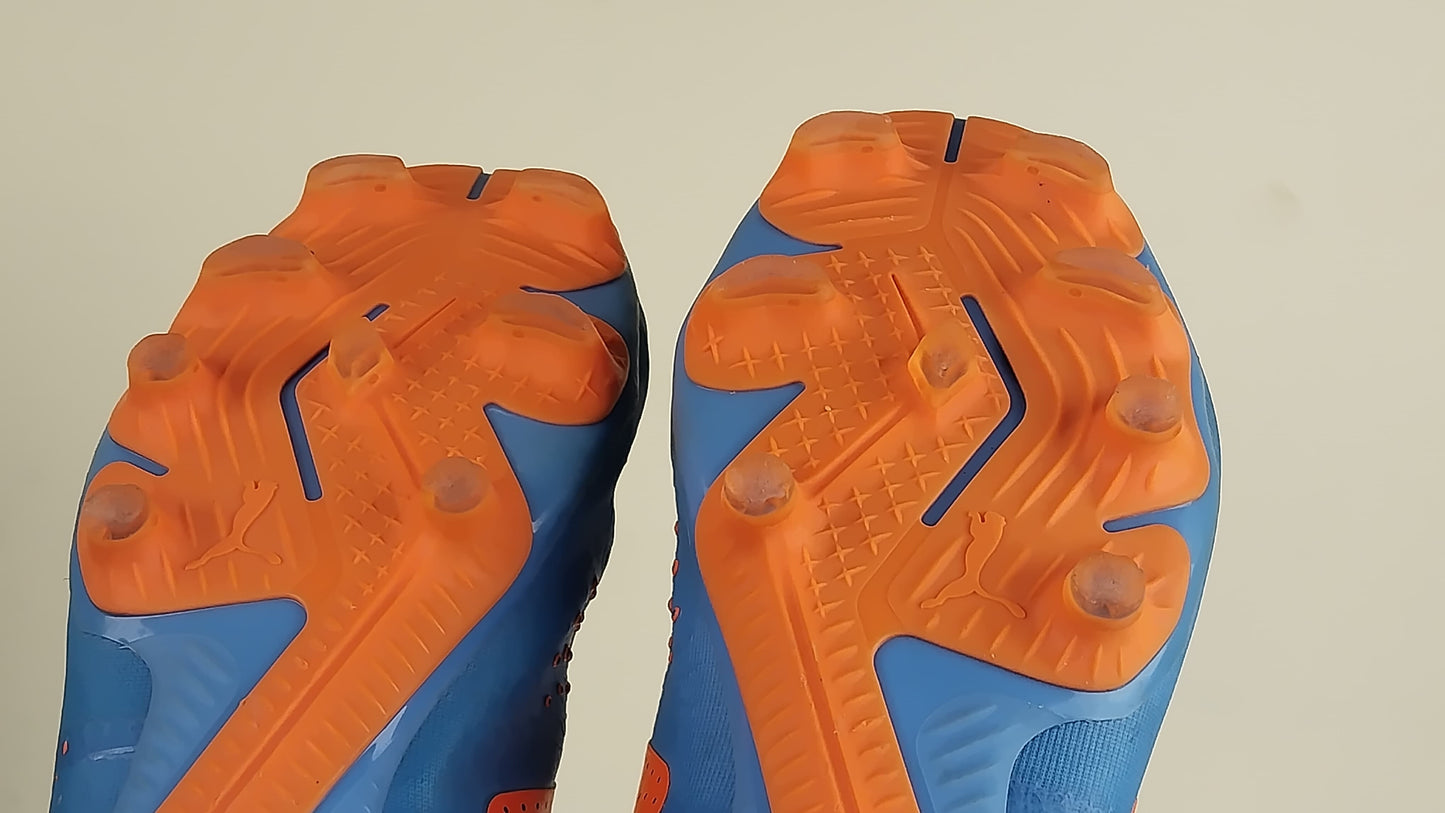 PUMA Future Match FG/AG Supercharge - Blue Glimmer/PUMA White/Ultra Orange