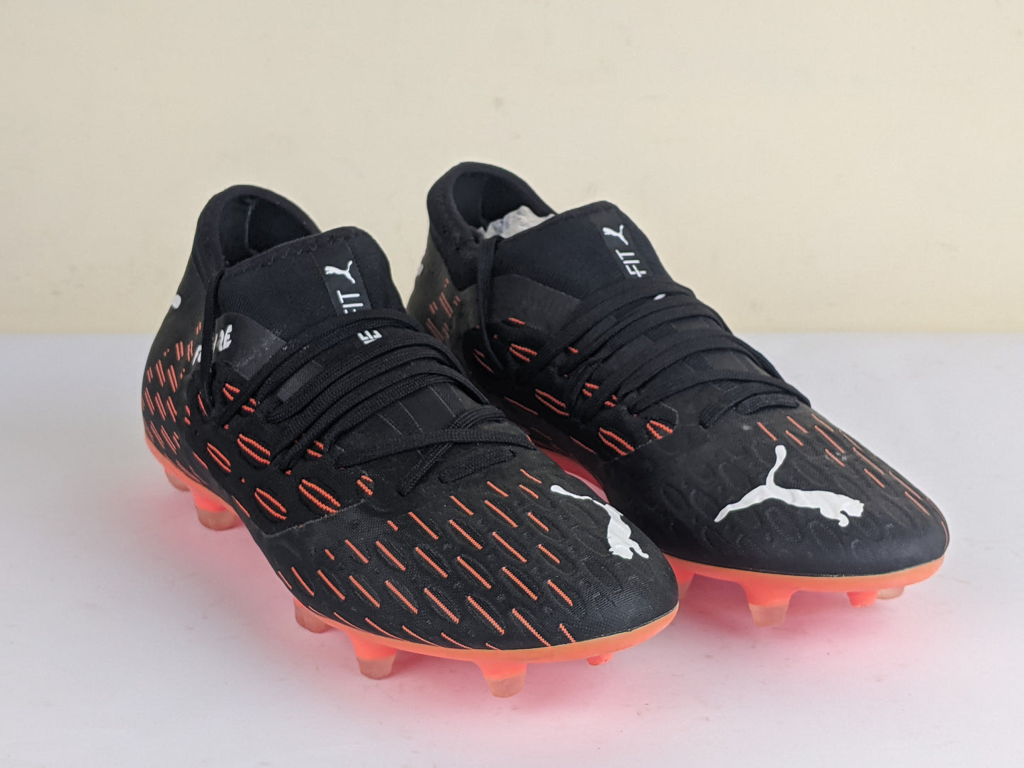PUMA Future 6.3 Netfit FG/AG Chasing Adrenaline - PUMA Black/PUMA White/Shocking Orange