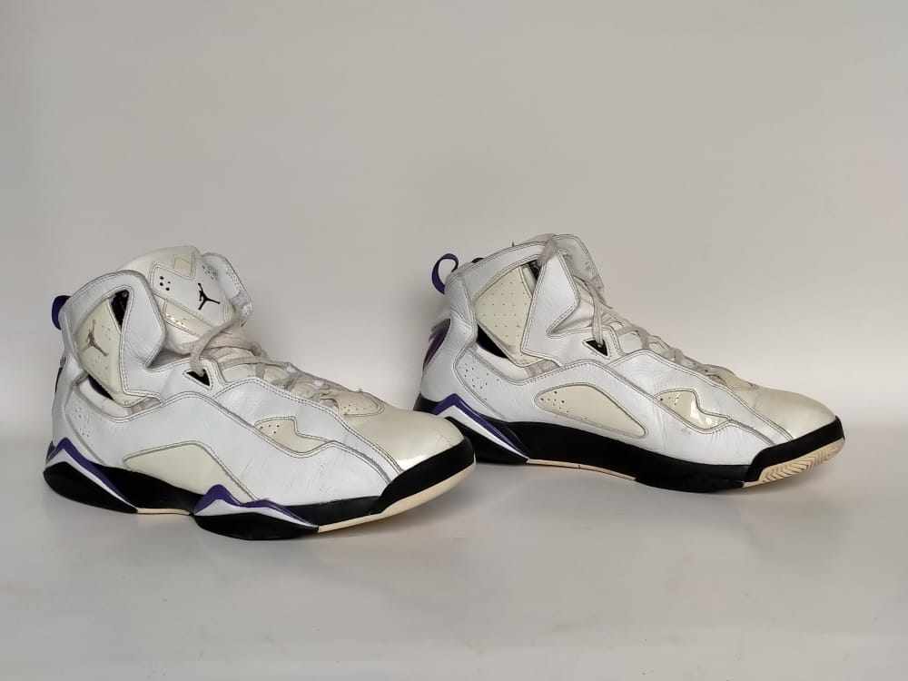 Nike Air Jordan True Flight 'White/Purple'-Basketball-Athletic Corner