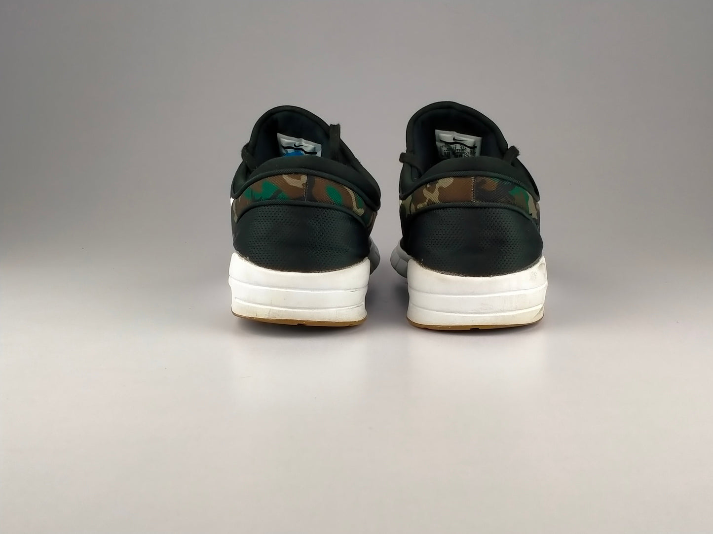 Nike Stefan Janoski Max 'Black/White/Medium Olive'-Sneakers-Athletic Corner