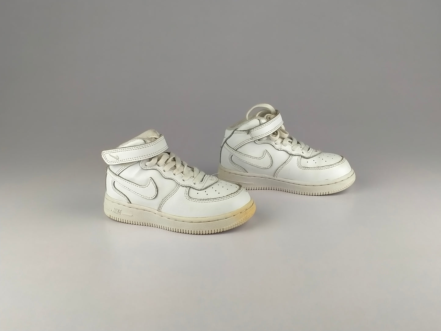 Nike Force 1 Mid (TD) 'All White'-Basketball-Athletic Corner