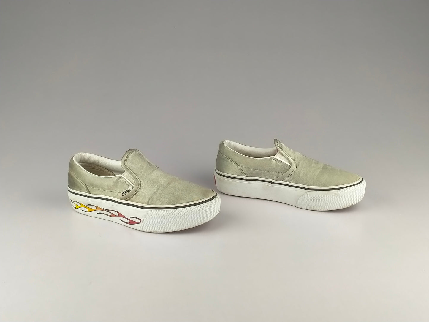 Vans Velvet Classic Slip-On 'Grey/White'-Sneakers-Athletic Corner