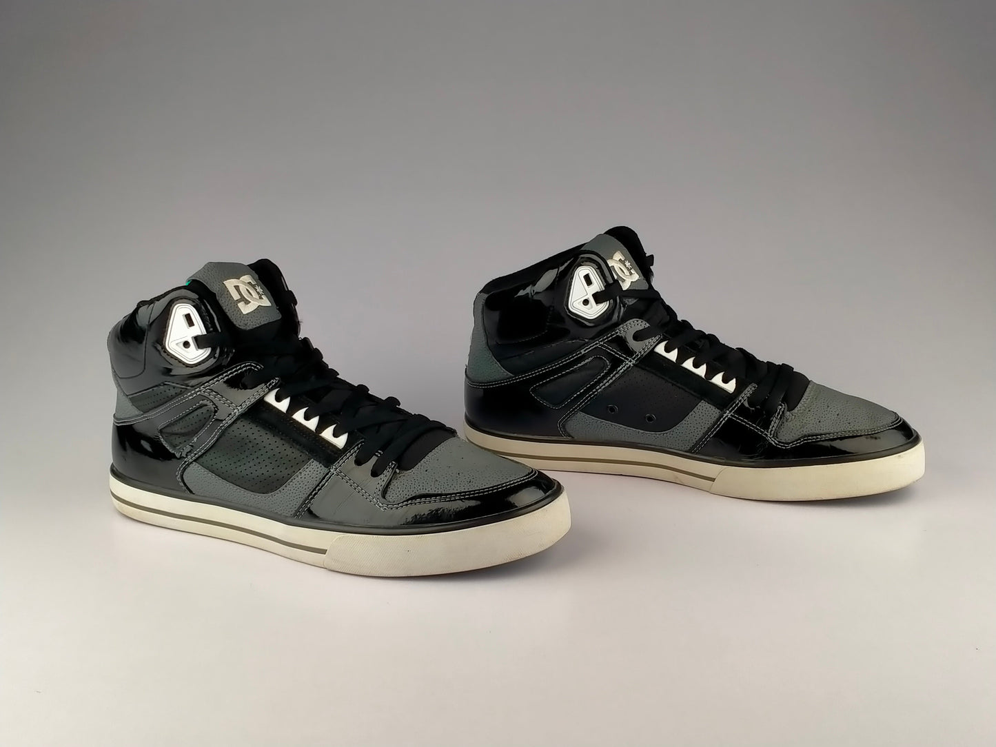 DC Spartan High WC 'Black/Grey/White'-Sneakers-Athletic Corner