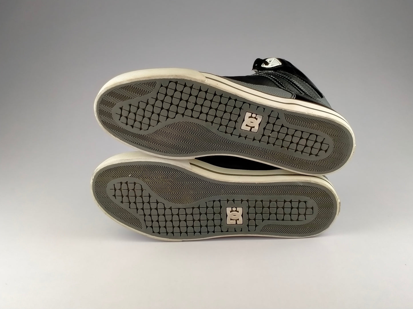 DC Spartan High WC 'Black/Grey/White'-Sneakers-Athletic Corner