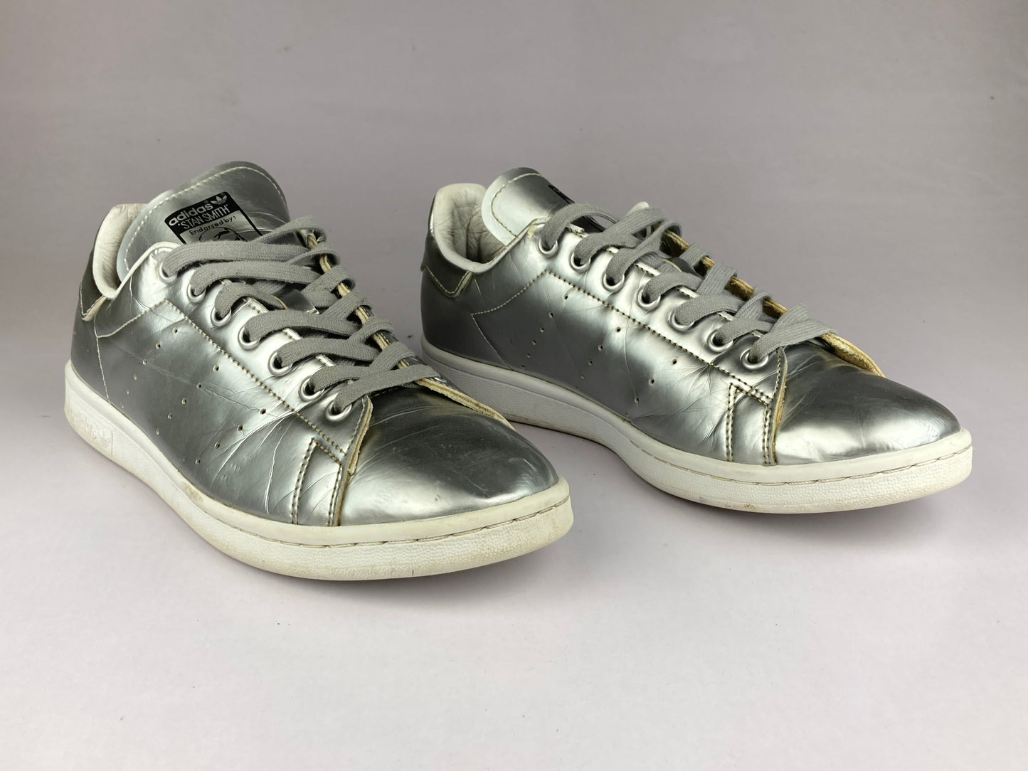 adidas Original Stan Smith 'Silver Met' cg3679-Sneakers-Athletic Corner