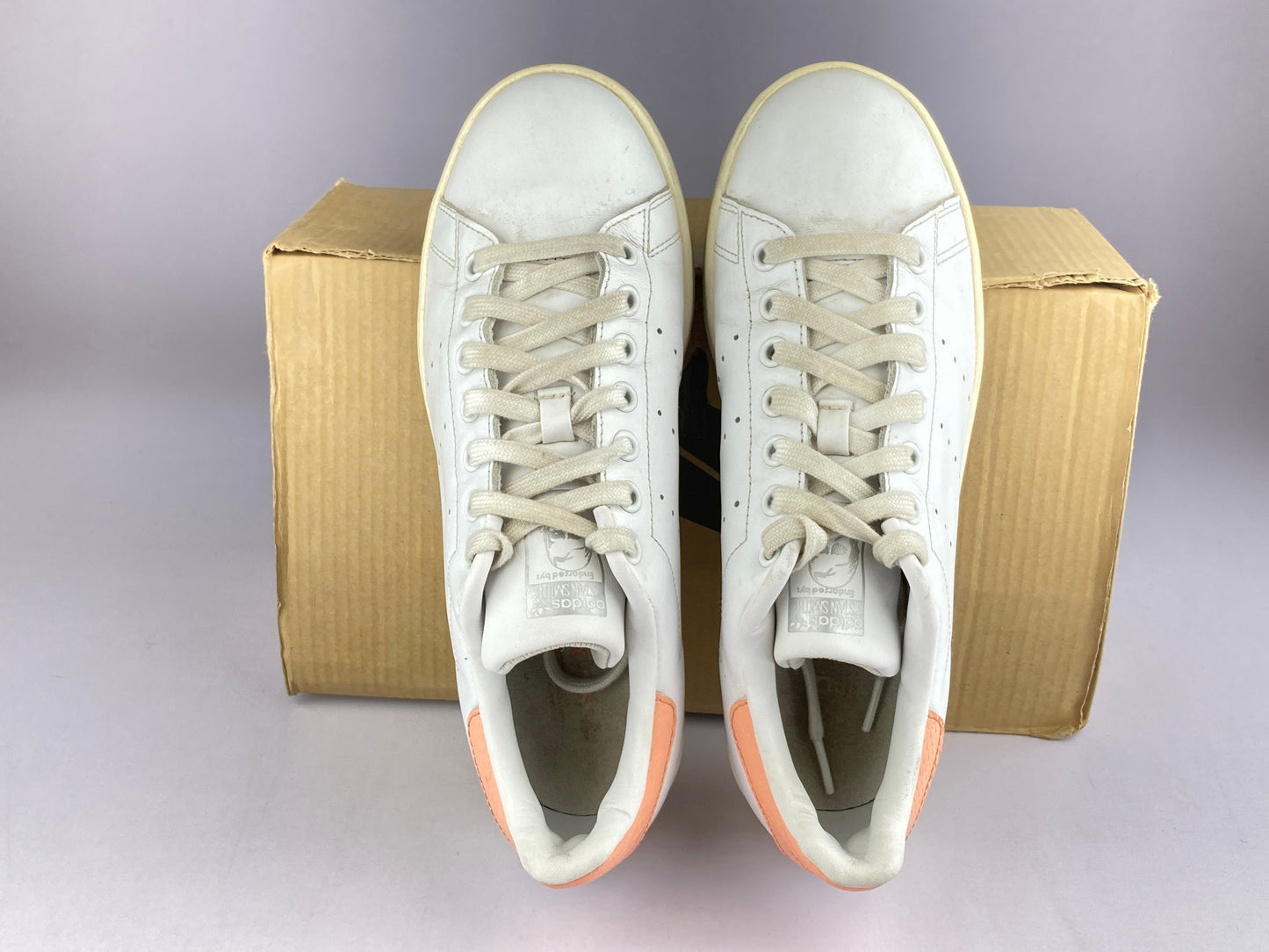 adidas Wmns Stan Smith 'Cloud White/Baby Pink'-Sneakers-Athletic Corner