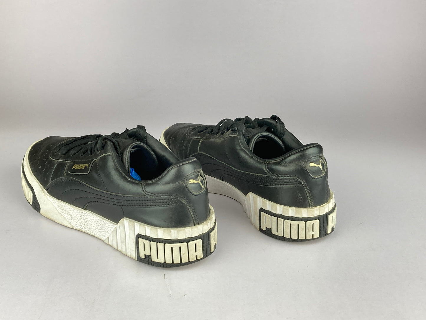 Puma Wmns Cali Bold 'Black/Metallic Gold'-Sneakers-Athletic Corner