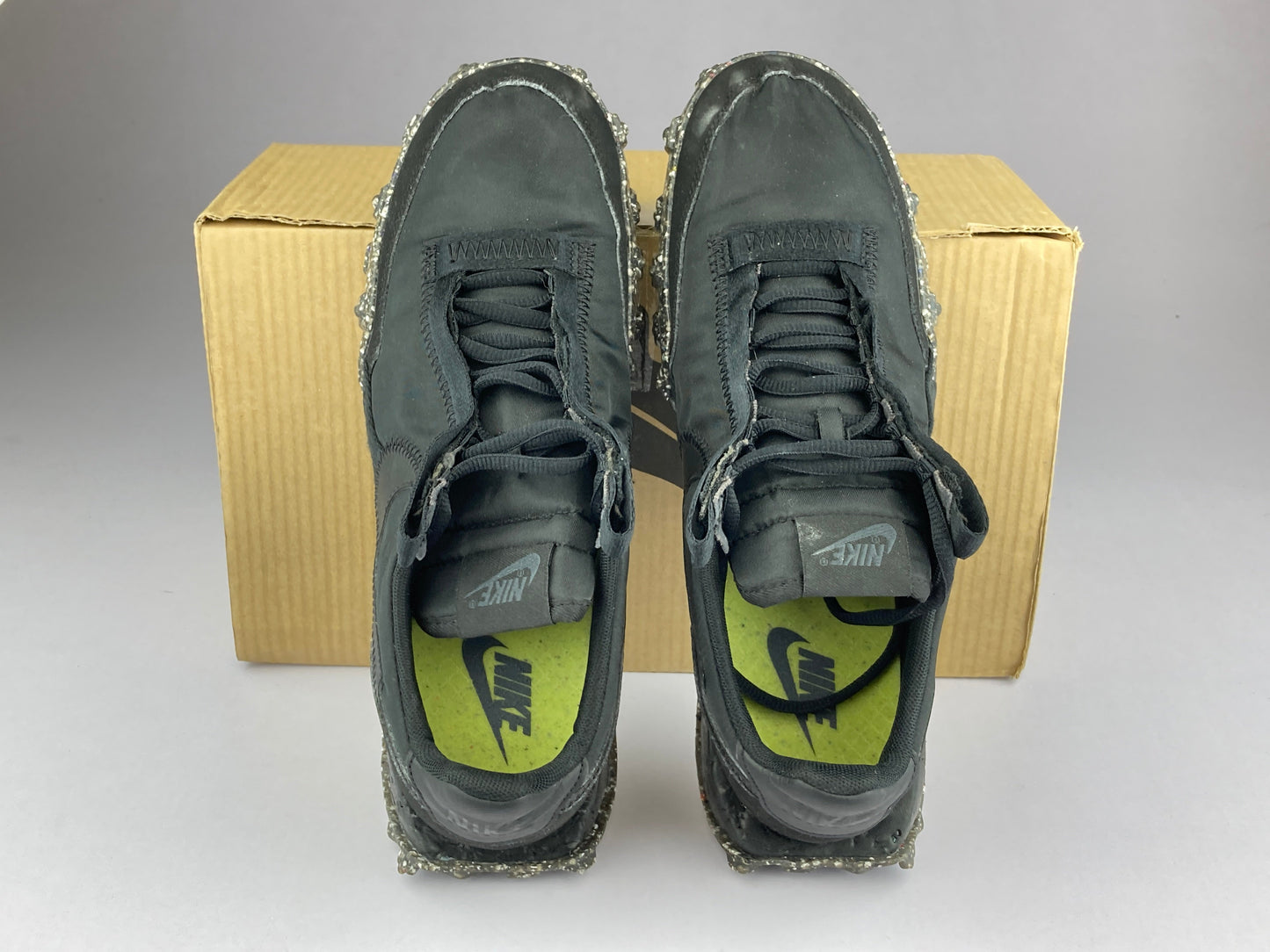 Nike Wmns Waffle Racer Crater 'Black' dd2866-001-Running-Athletic Corner