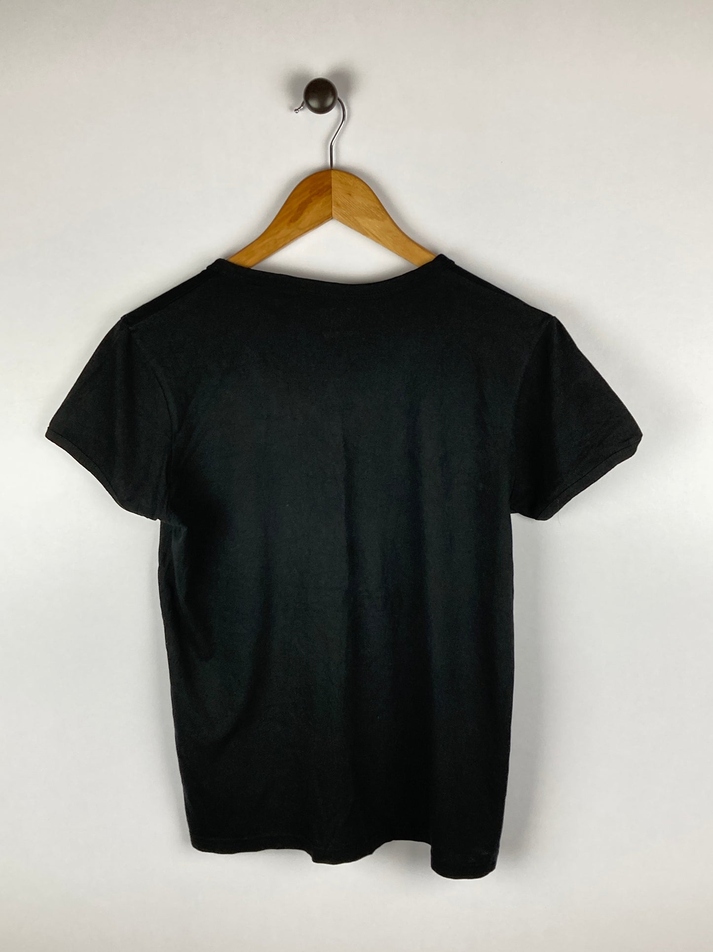 SMOG Basic Buttoned Tee Black | Cotton | V Neck