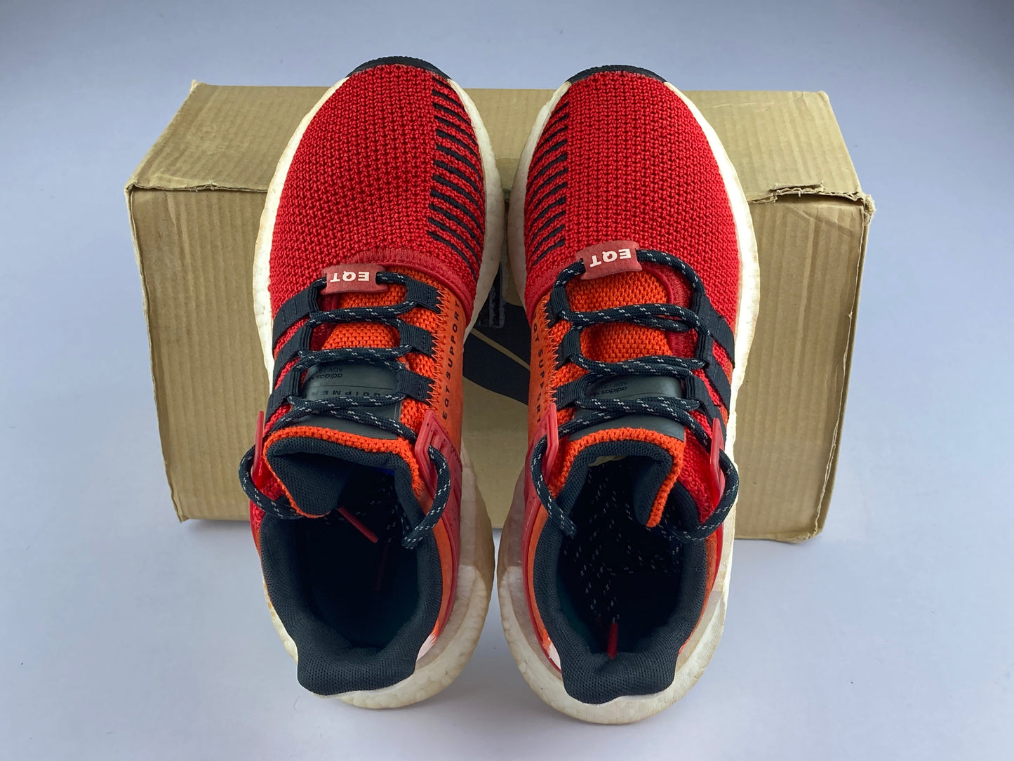 adidas EQT Support 93/17 'Scarlet Core Black'-Sneakers-Athletic Corner