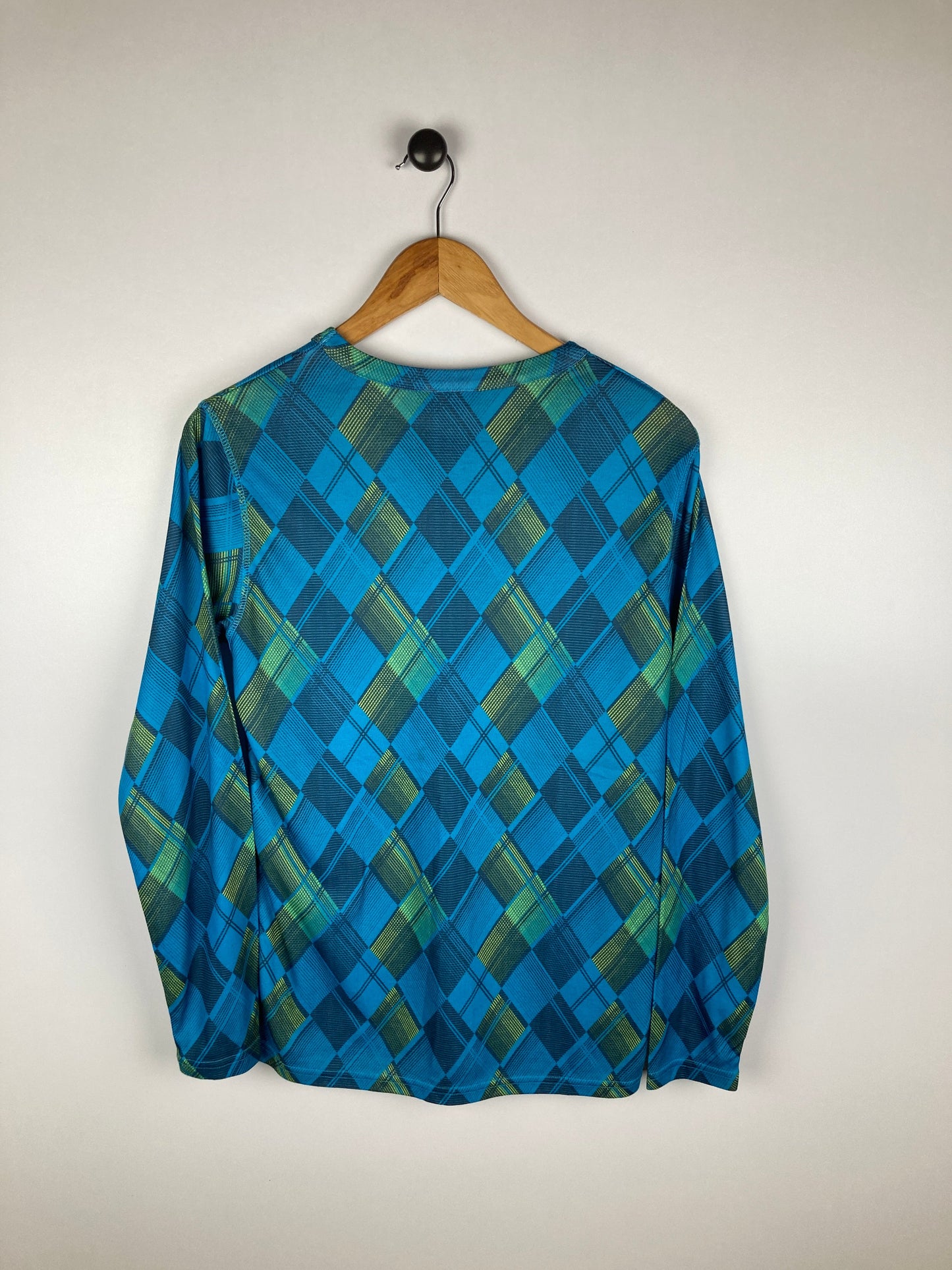 Crivit Printed Blue Winters|Dri-Fit|Crew Neck