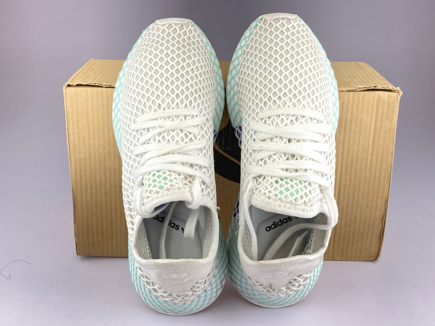 adidas Wmns Deerupt Runner 'White Clear Mint' cg6089-Sneakers-Athletic Corner