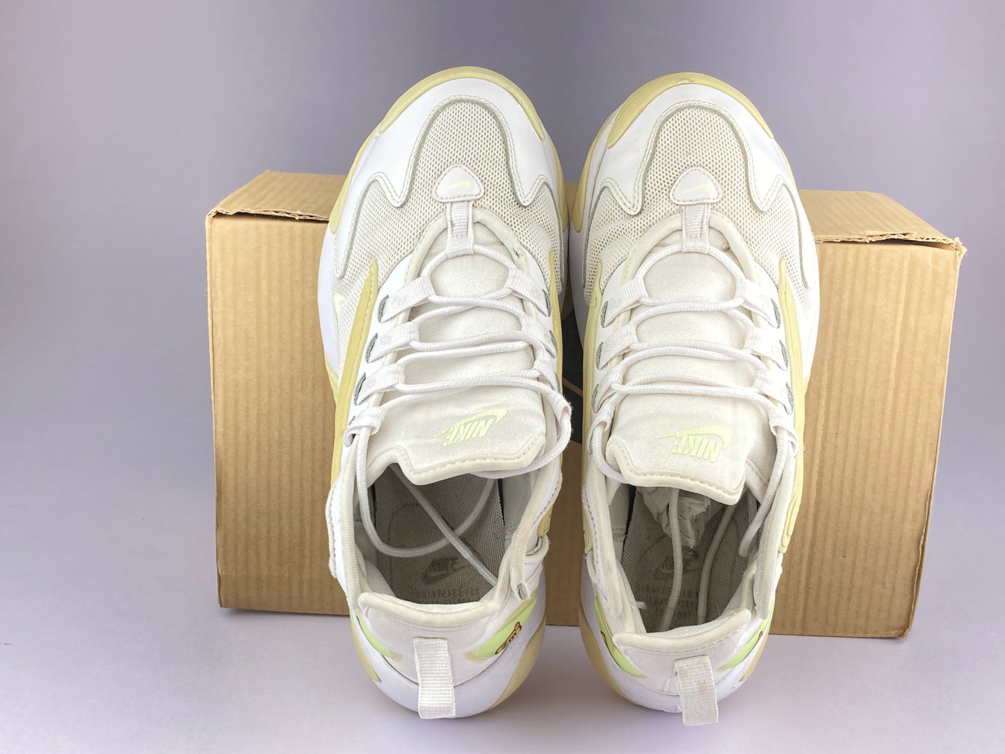 Nike Wmns Zoom 2K 'White Barely Volt' AO0354-104-Sneakers-Athletic Corner