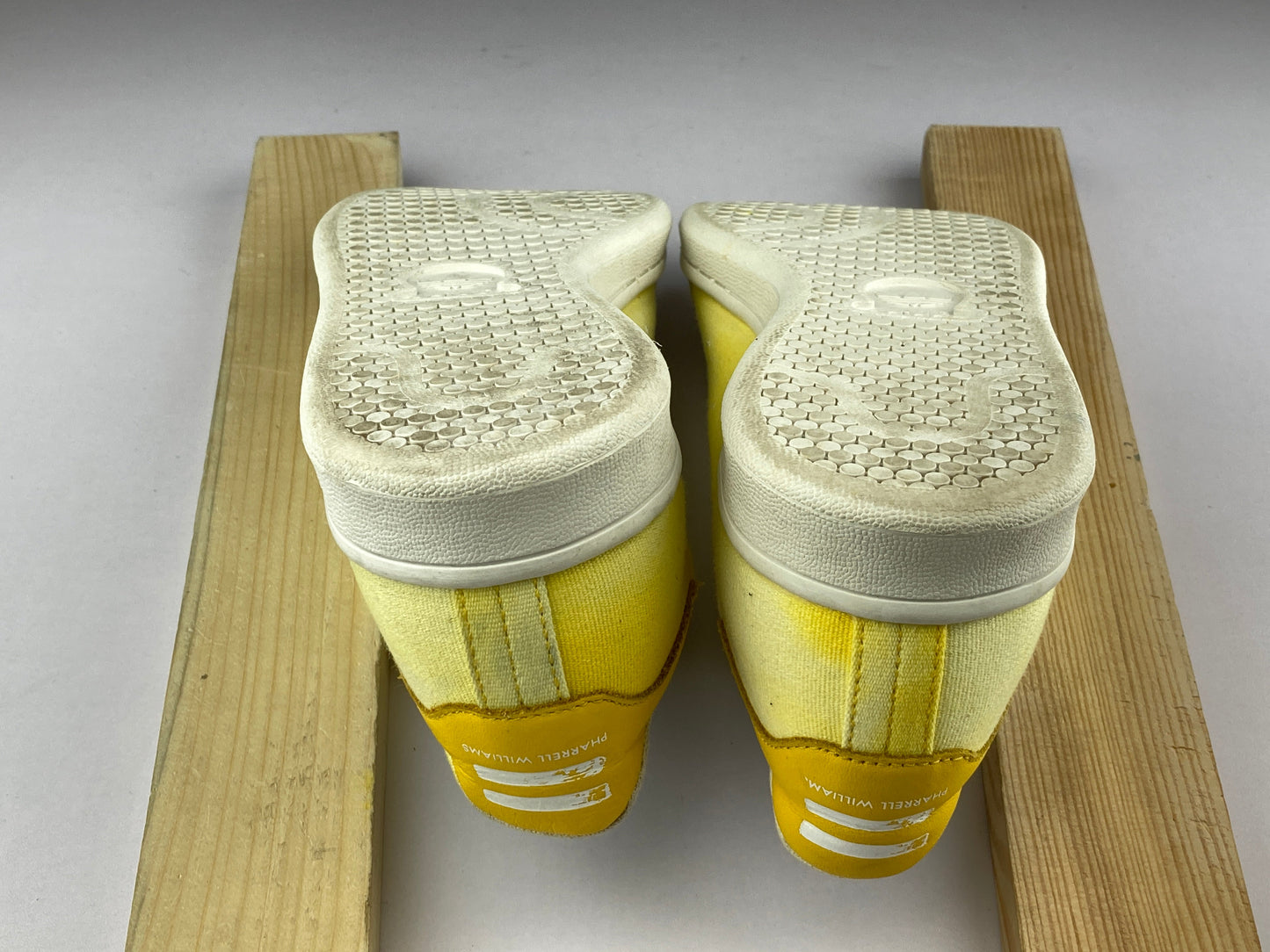 adidas X Pharrell Williams Hu Holi Stan Smith 'Yellow/White' AC7042-Sneakers-Athletic Corner