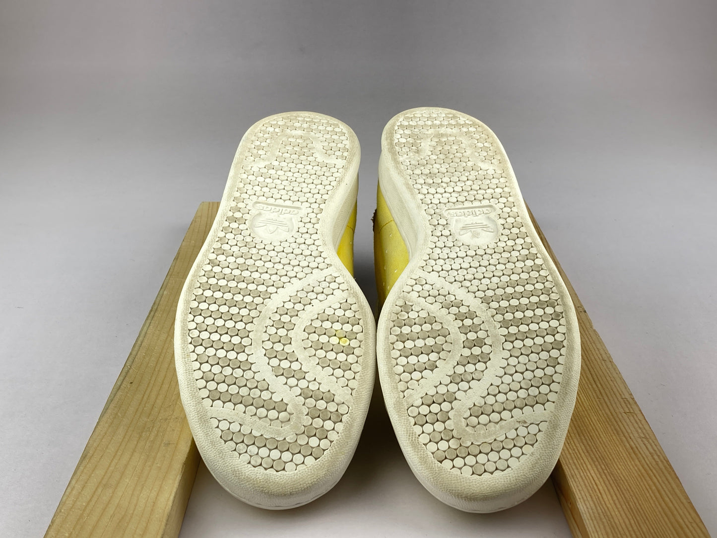 adidas X Pharrell Williams Hu Holi Stan Smith 'Yellow/White' AC7042-Sneakers-Athletic Corner